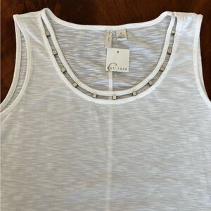 Cato white sleeveless shirt
